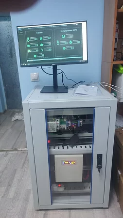 Автоматическая система контроля наружного и внутреннего воздуха ЗСГО с сигнализацией открывания дверей 