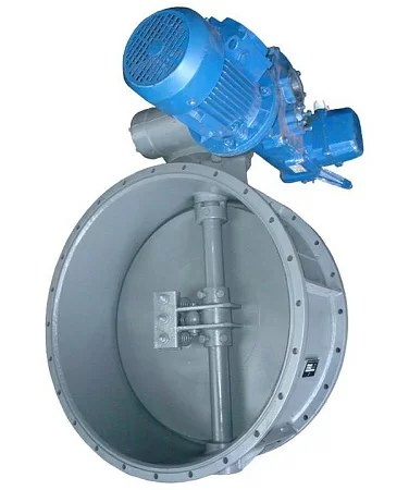 Клапан герметический  вентиляционный  ГК ИА  01009-600 с электроприводом
