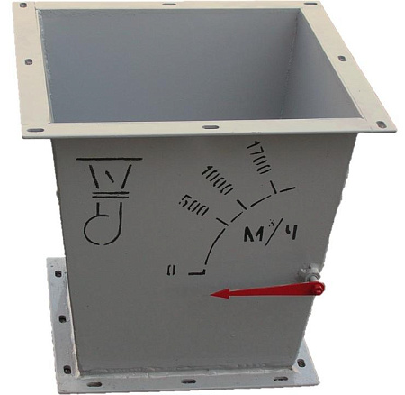 Клапан расходомер отсекатель КРО-2 для вентилятора ЭРВ-72-2